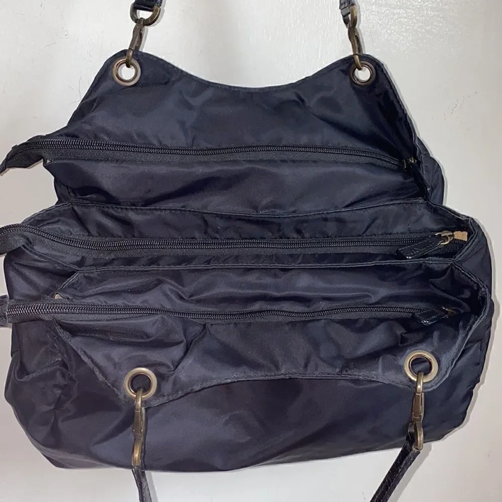 David & Scotti black nylon